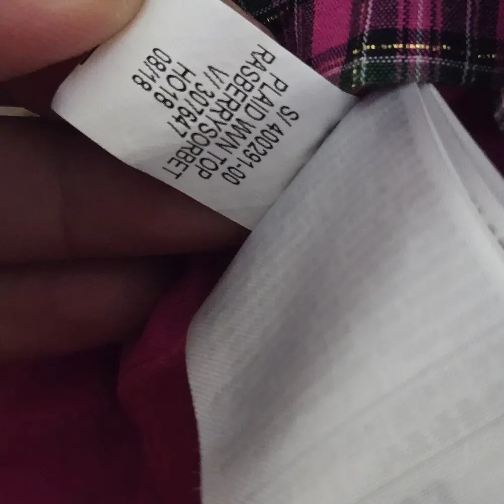 Baby Gap Girls Pink Striped‎ Long Sleeve Button down Top Size 12-18m